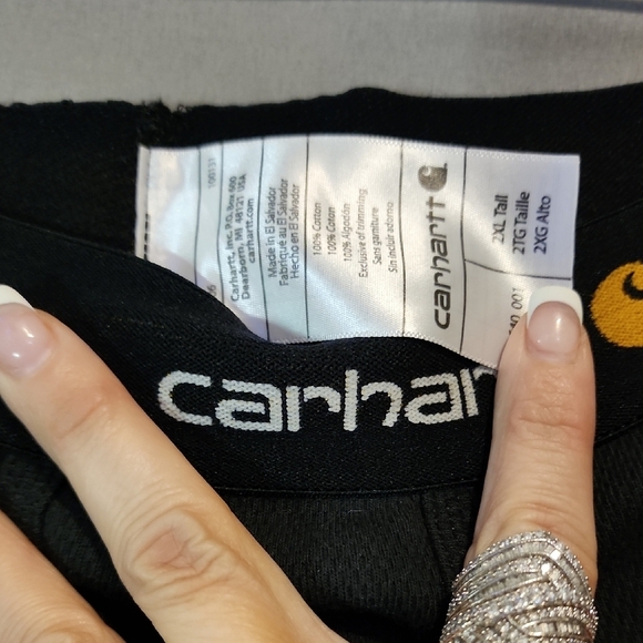 Carhartt Men's Black Long Johns - Picture 2 of 4